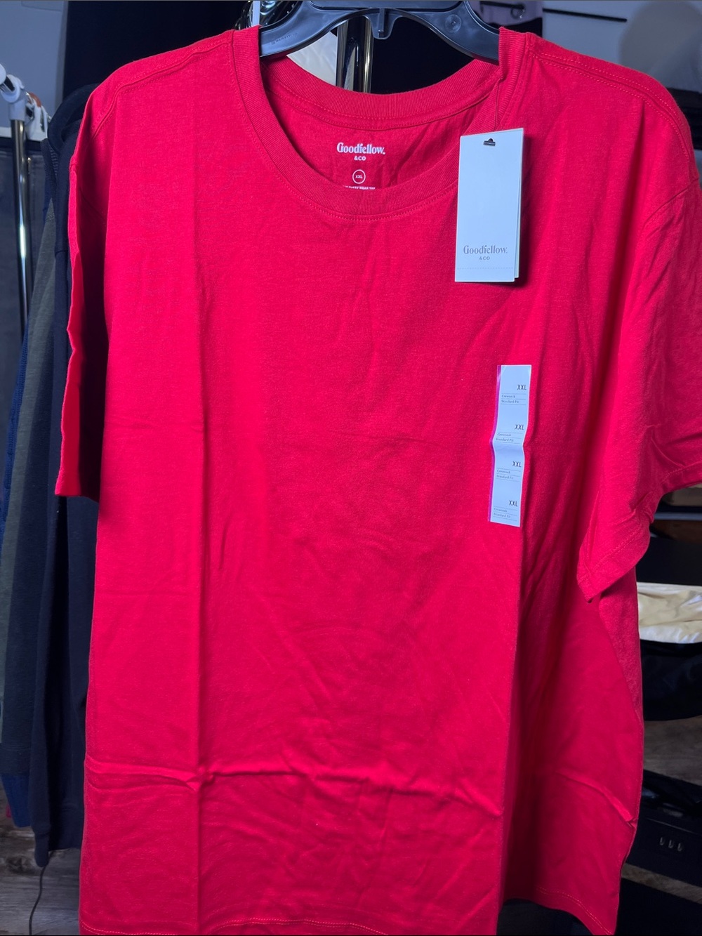 Goodfellow & Co Men’s Bright Red Short Sleeve Crew Tee